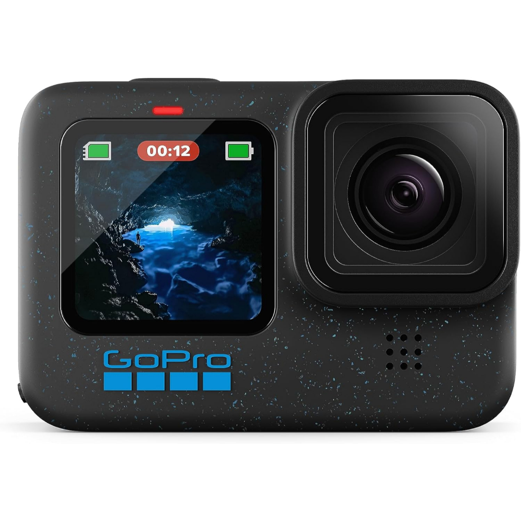 GoPro HERO12 BLACK - à Prova D'água com 5.3K60, 27MP, Vídeo + Foto HDR, HyperSmooth 6.0, Trava de horizonte 360°