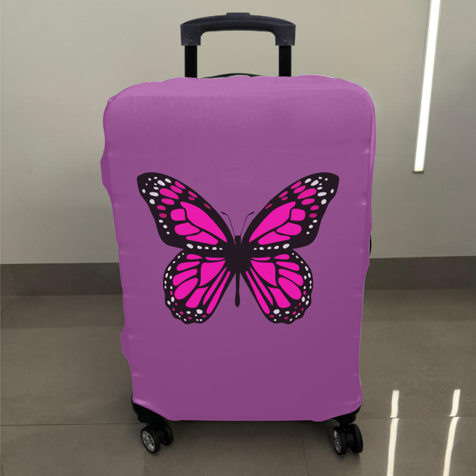 Capa Elástica Protetora de Mala de Borboleta Para Mala P,M,G