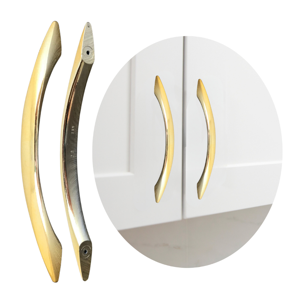 Puxador de Gavetas Armários Móveis Princes 160mm Dourado em Oferta na Shopee