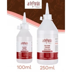 100ML OU 250 ML - COLA DE SILICONE LÍQUIDA PARA ARTESANATO ARTPUNTO
