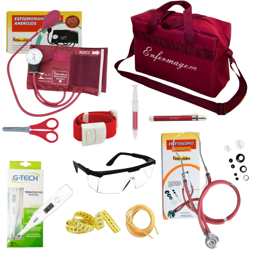 Kit Para Enfermagem Completo - 10 Itens