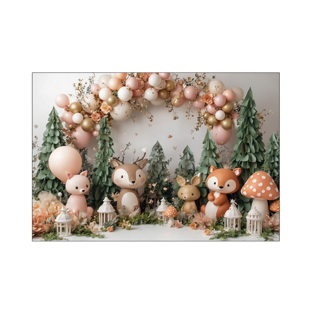 Fundo Fotográfico - Animais Bosque Clean 012