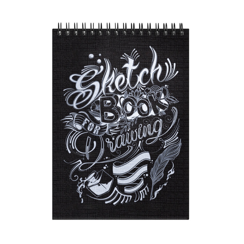 Sketchbook Caderno Desenho 100 Págs 50 Folhas A4 180g