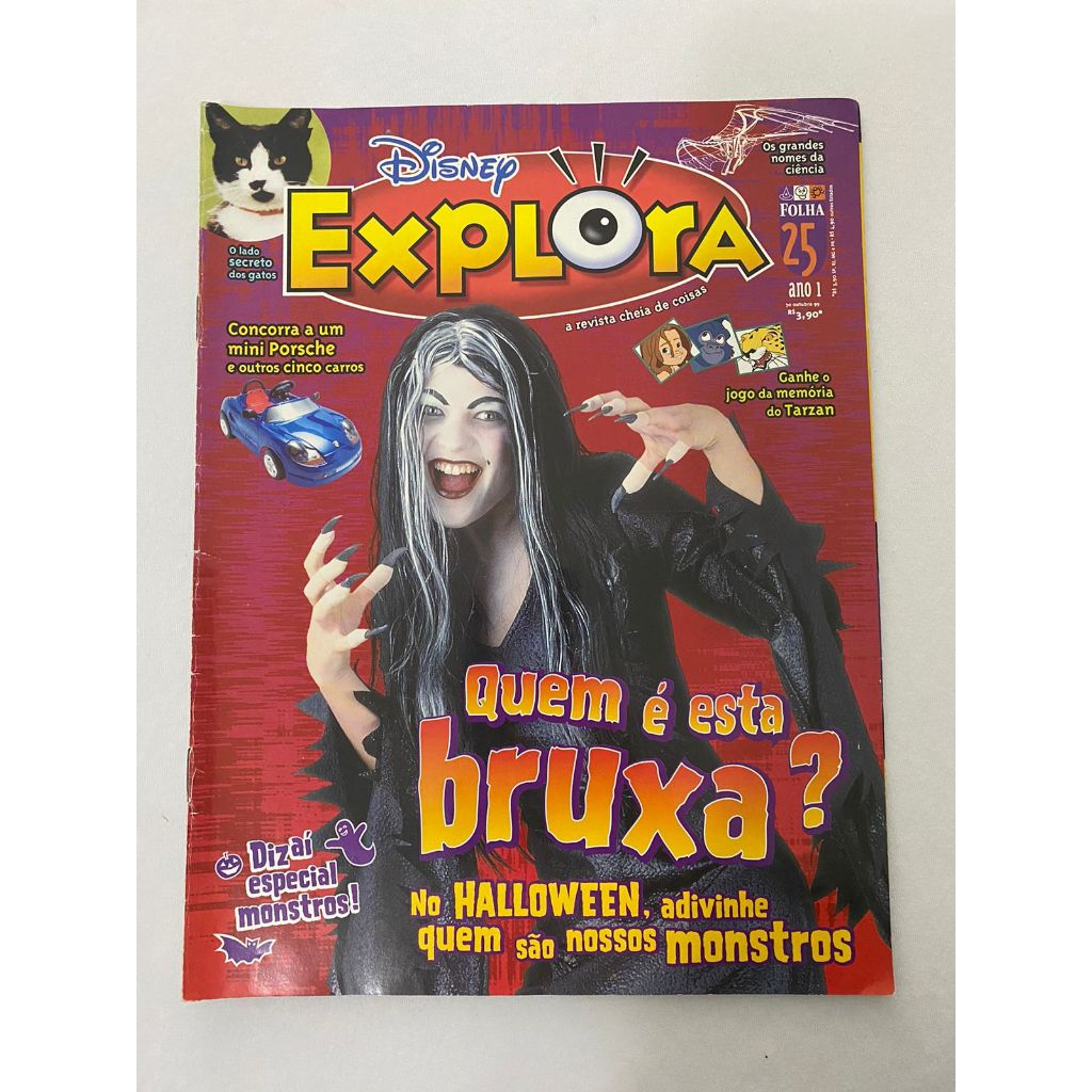 Revista Disney 25 Aladim Gênio Halloween Bruxa 9357