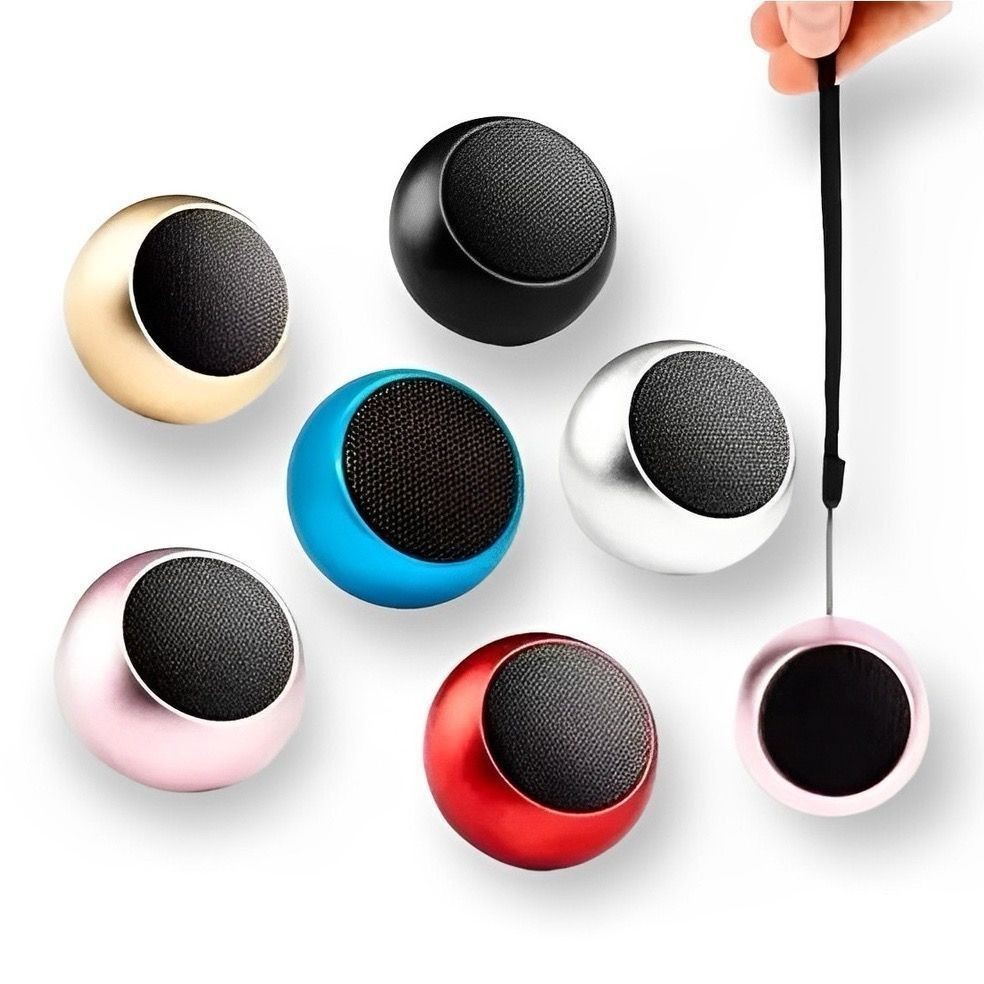 Mini Caixinha Som Bluetooth Tws Metal Amplificada Speaker Portátil Alto falante 3w