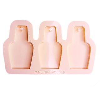 Molde de Silicone Esmalte 3 cavidades em Oferta na Shopee