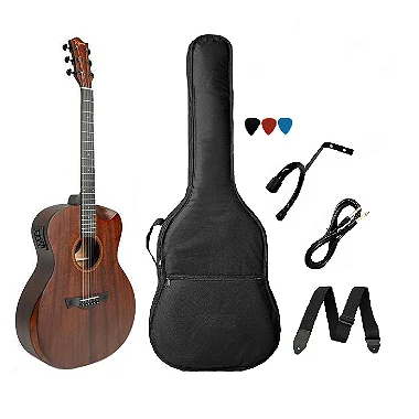 Kit Violão Aço Elétrico Tagima Detroit Gran Reserva