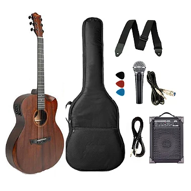 Kit Violão Aço Elétrico Tagima Detroit Gran Reserva + Caixa