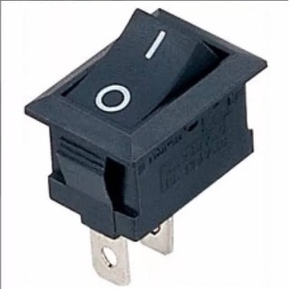 Mine Botão Interruptor Chave Tic Tac Gangorra Quadrada/Retangular Liga Desliga On Off 2 Polos 12/24V Bivolt
