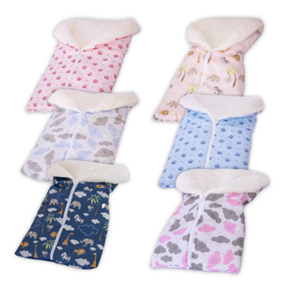 Saco de Dormir Para Bebê Casulo Com Zíper Menino Menina - Varias Cores