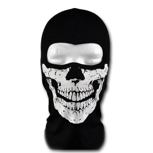 Touca Ninja Balaclava Capuz Caveira Bike Moto Paintball Envio Rápido