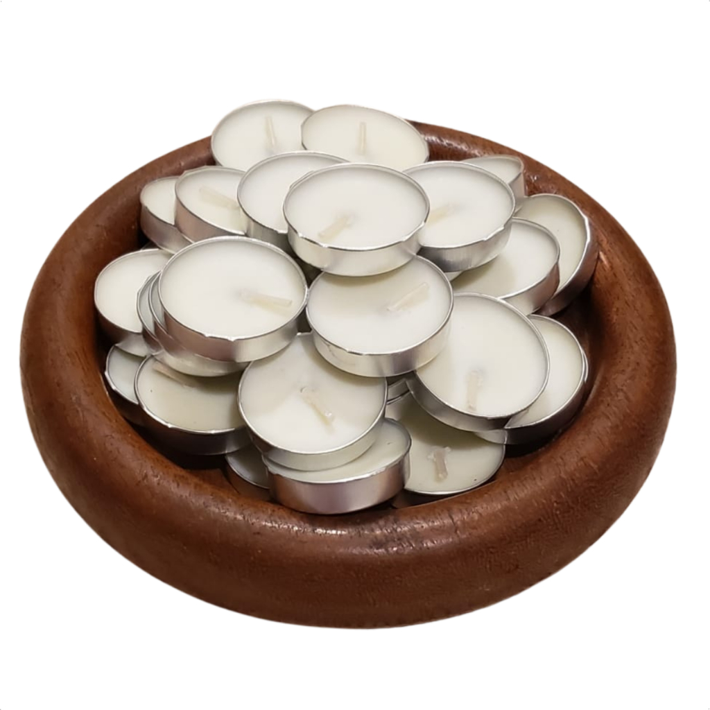 100 Vela Incensario Palo Santo Rechaud Vela Decorativa Flutuante Pau Santo Suporte Defumador