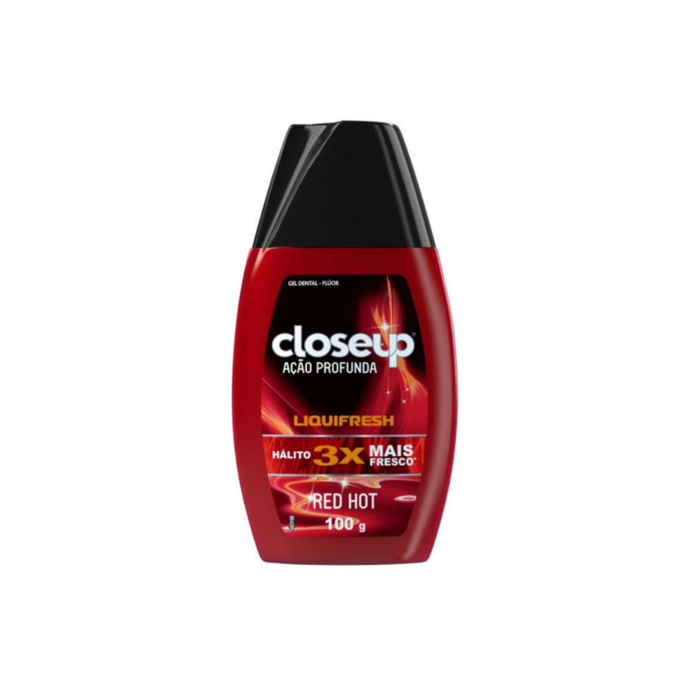 Creme Dental Close-Up 100g Líquido Fresh Red Hot -