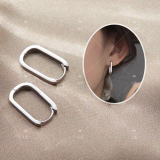 Brincos quadrados geométricos de prata Aço inox unissex em Oferta na Shopee