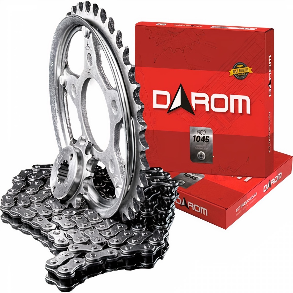 Kit Relação Transmissão Coroa Corrente Pinhão Honda Cg125 Cg 125 Fan 2009 2010 2011 2012 2013 2014 2015 125i 2016 2017 2018