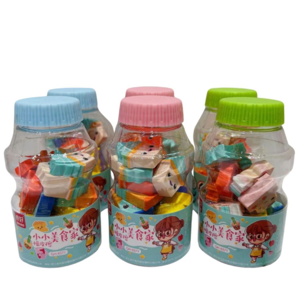 kit mini borrachas fofas - papelaria fofa/mini borrachas/papelaria estilosa