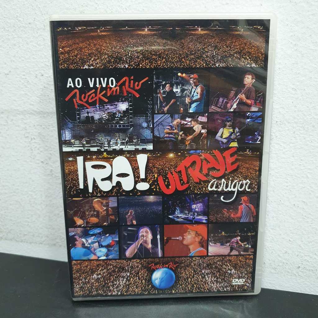 DVD Ira! E Ultraje a Rigor – Ao Vivo Rock In Rio - Original