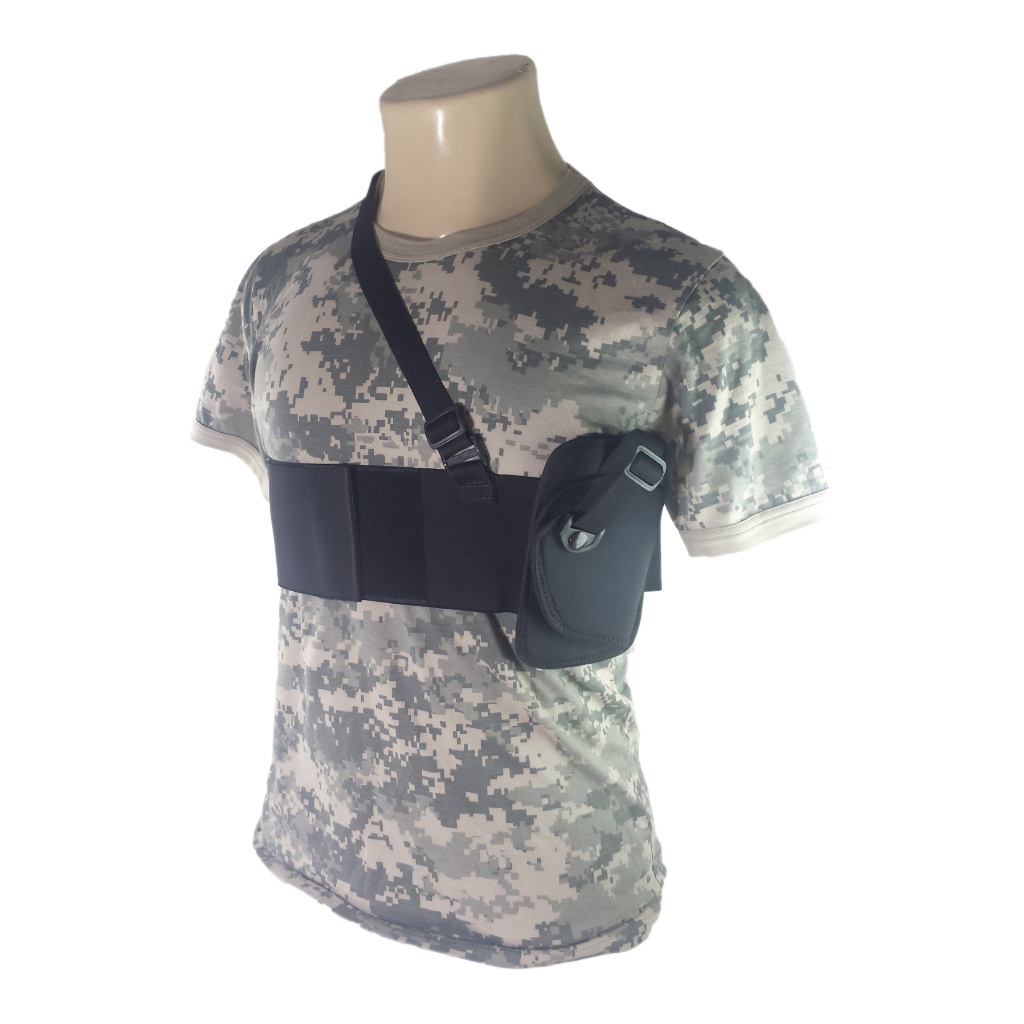 (Holster) Coldre Elástico Axilar  P/ Pistola | Revólver Universal Envio Nacional - Desert Coldres