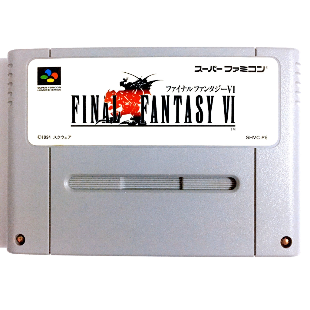 Cartucho Super Famicom/SNES - Final Fantasy VI - Original