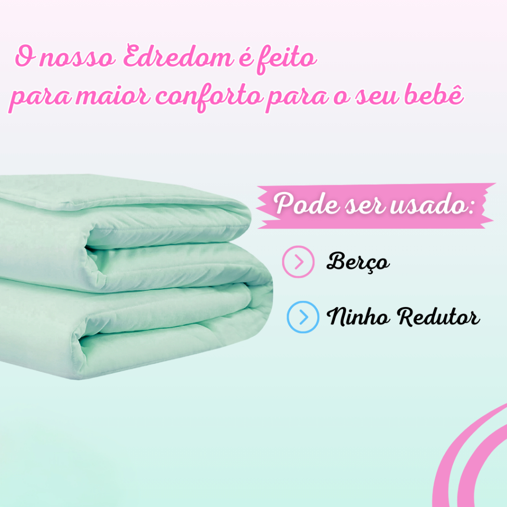 Edredom de berço cobertor para bebê quentinho inverno diversas cores menino menina sem estampa