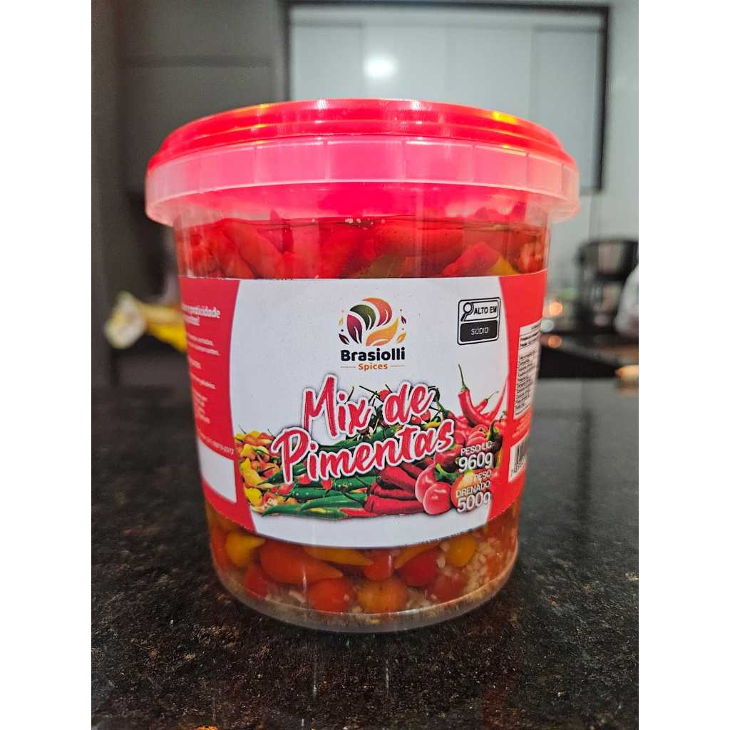 Mix De Pimentas - Pes. Líq 960g