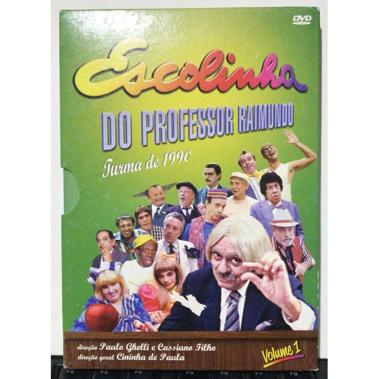 DVD Escolinha do Professor Raimundo - Turma 1990 - Volume 1.  LER COM ATENÇÃO !