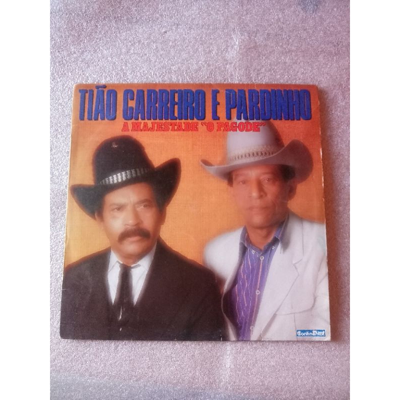 LP Tião Carreiro e Pardinho - A majestade "O Pagode"  1988  COM ENCARTE
