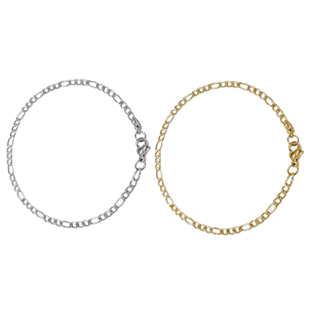 Pulseira Masculina 3x1 Aço Inoxidável 2mm em Oferta na Shopee