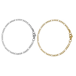 Pulseira Masculina 3x1 Aço Inoxidável 2mm em Oferta na Shopee