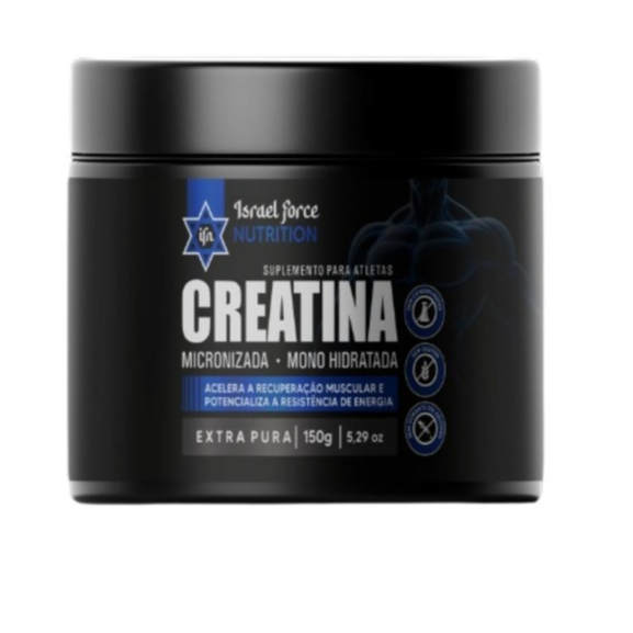 Creatina Monohidratada Pote 150g 100% Pura Israel Force 150g