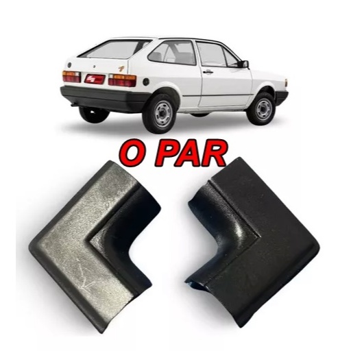 Acabamento Canaleta Vidro Gol Parati Saveiro Voyage g1 quadrado O PAR Arremate CARRO ACESSÓRIOS