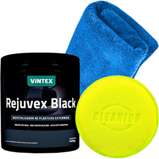 Revitalizador Plástico Rejuvex Black Vonixx Vintex Parachoque Plásticos Carro Toalha Pano e Aplicador em Oferta na Shopee