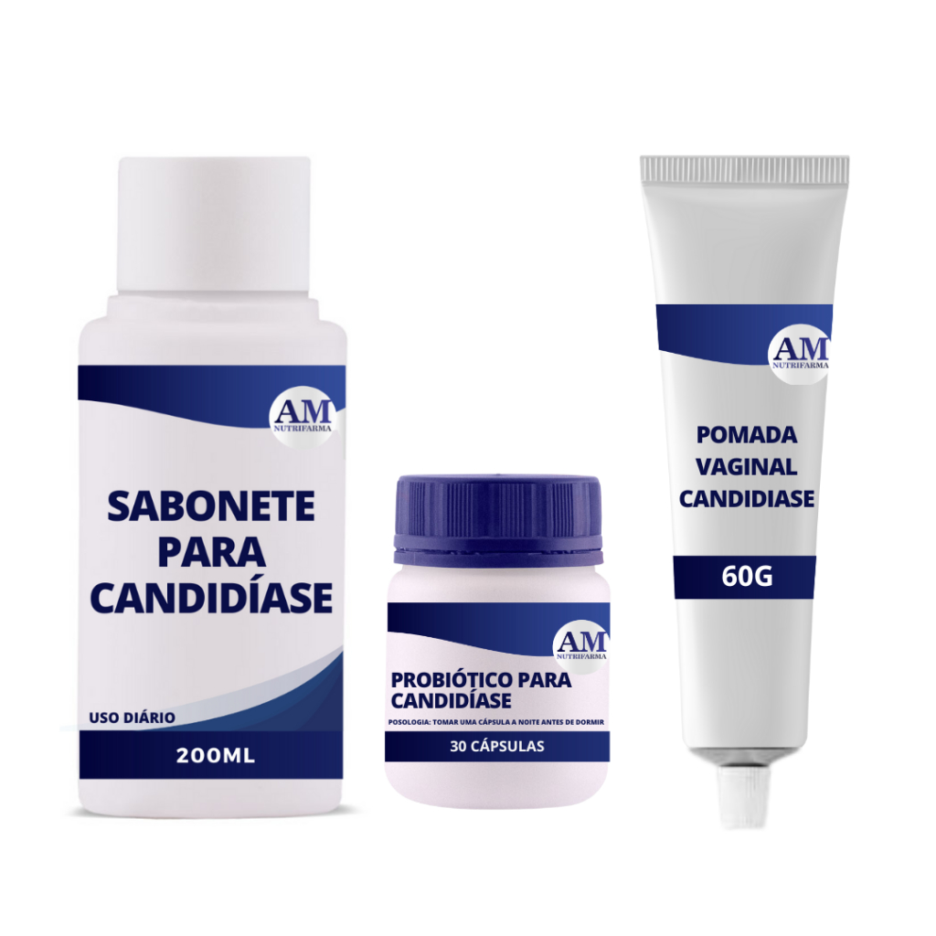 KIT Tratamento Candidíase - 3 Produtos
