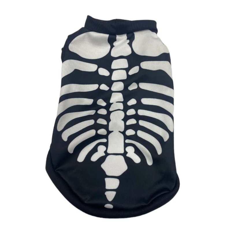 Colete Pet Esqueleto - Halloween