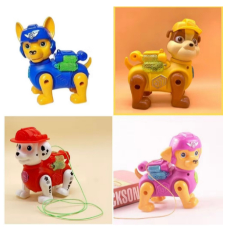 Patrulha Canina Robô Brinquedo Infantil elétrico com Som Luz e Movimento