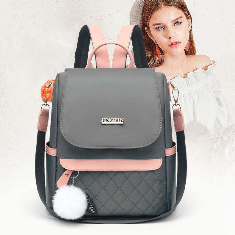 Bolsa Feminina Antifurto Impermeável Mochila Média Sem chaveiro em Oferta na Shopee