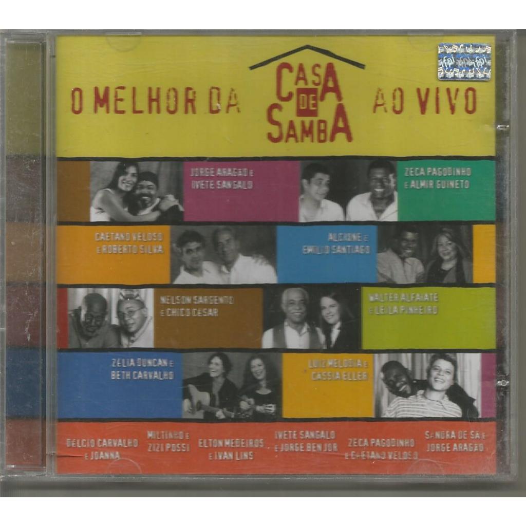 Casa de Samba - O Melhor da casa de Samba ao Vivo - CD USADO