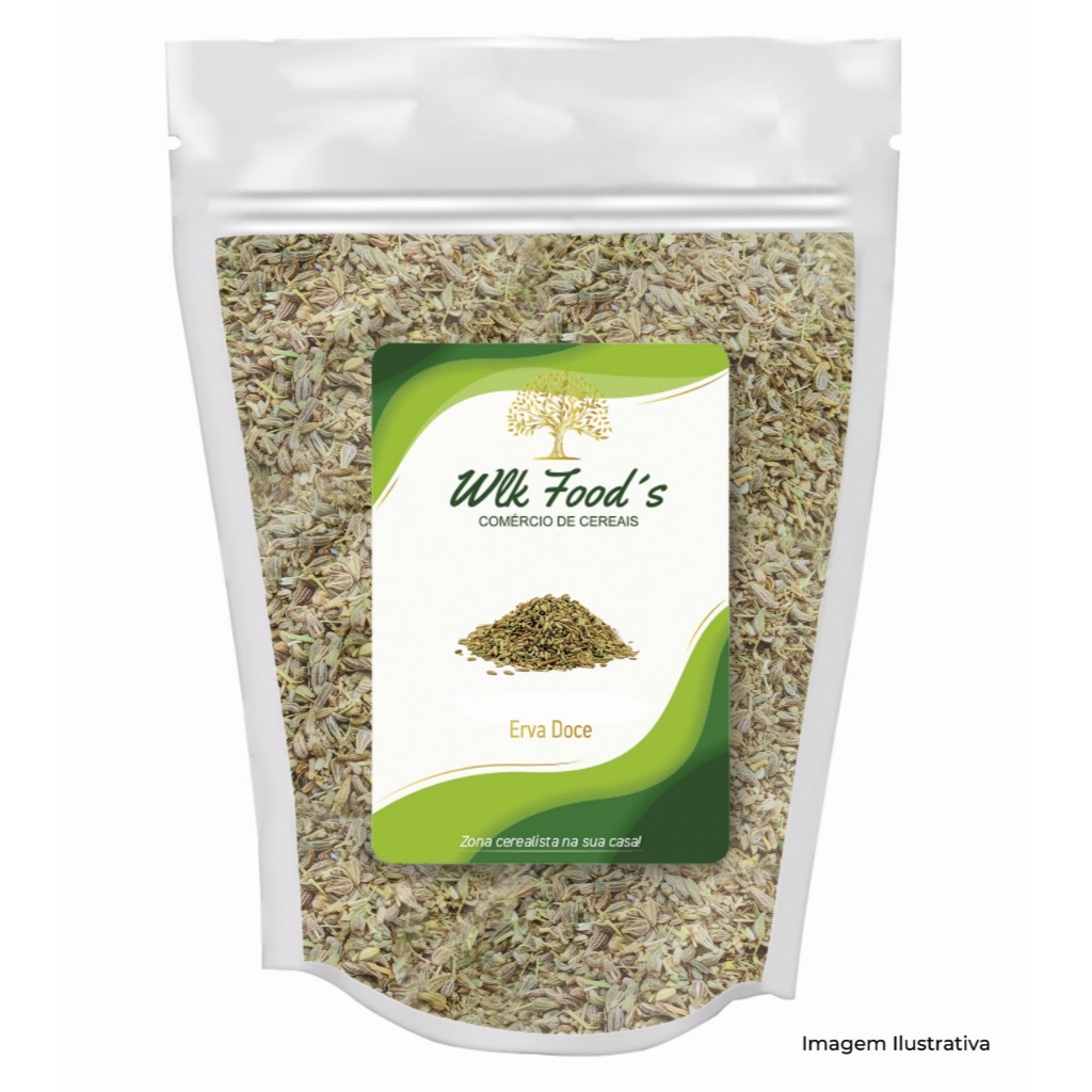 ERVA DOCE CHÁ - 1KG - 500G em Oferta na Shopee