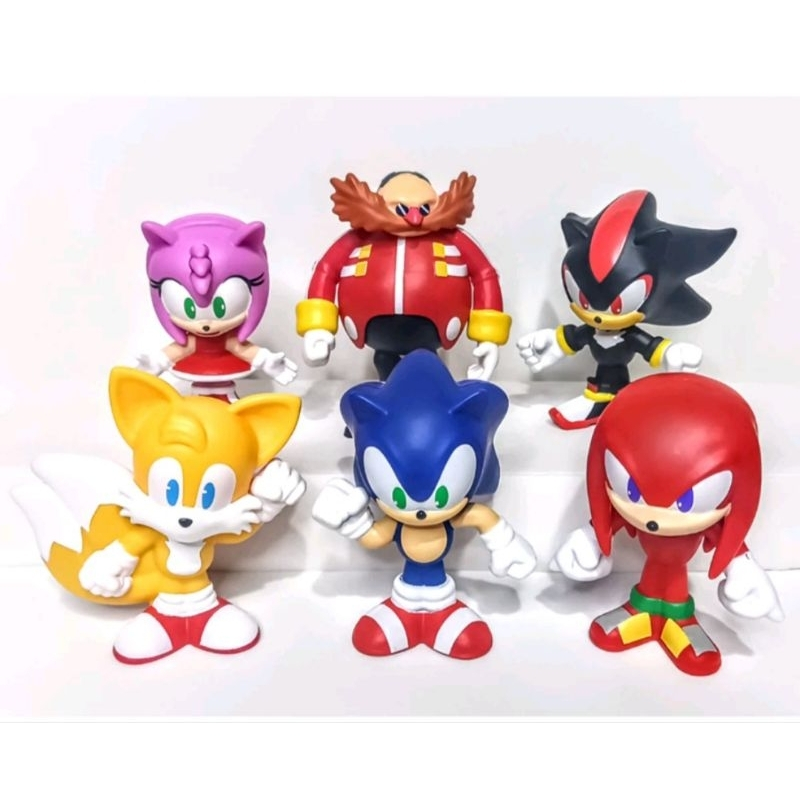 Boneco Sonic The Hedgehog Coleção Burger King de 2024 Lacrados (Unidade e Duplas etc)