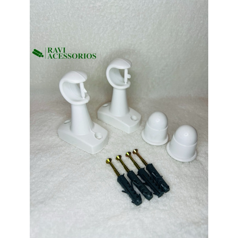 Kits suportes para varão de cortina