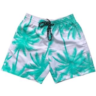 Short Masculino tactel bermuda floral masculina tecido grosso secagem rápida em Oferta na Shopee