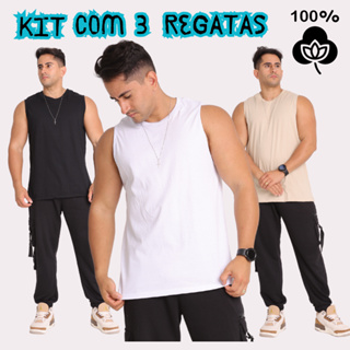 Regatas Machão 100% Algodão Premium em Oferta na Shopee