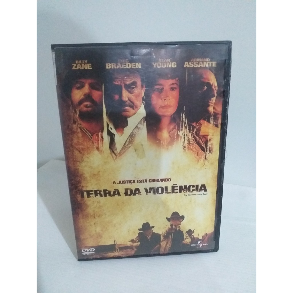 DVD Terra Da Violência - 2008 (Billy Zane - Sean Young) Filme Original