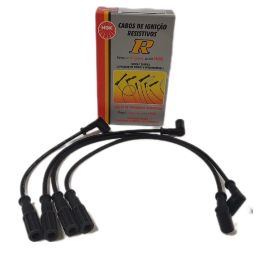 Jogo Cabos NGK  Fiat Palio Uno Siena Fiorino 1.0 8v Fire Flex