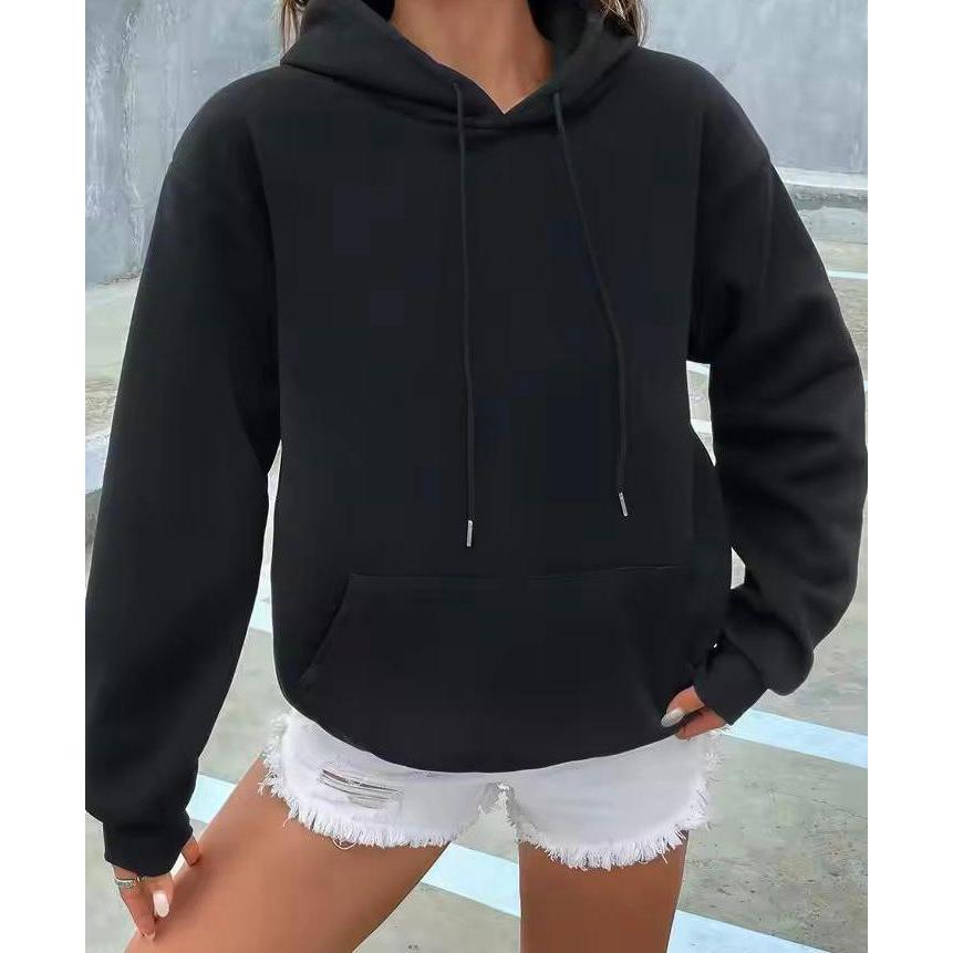 Casaco jaqueta moletom feminino com capuz pelinho no25887 em Oferta na Shopee