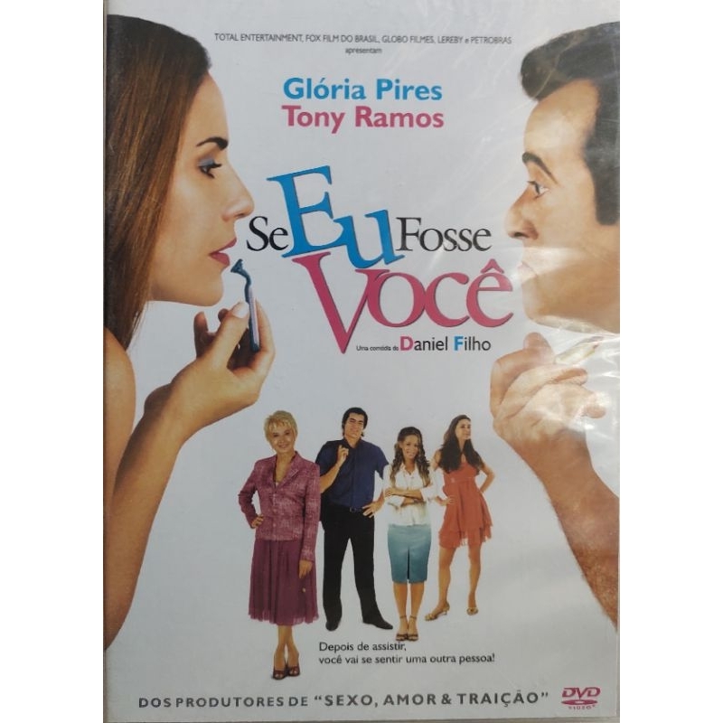 Dvd Se eu fosse você Gloria Pires Tony Ramos  Lacrado
