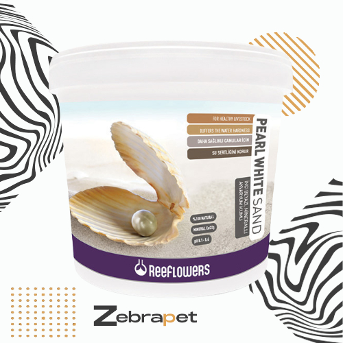 ReeFlowers Pearl White Sand 7kg - Substrato p/ Aquários Marinhos