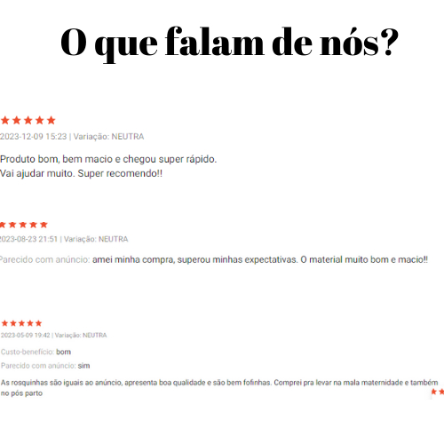 KIT 5 Pares de Rosquinhas Amamentação