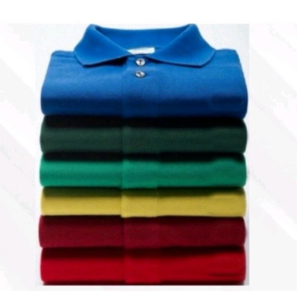 Kit 5 Camisa Gola Polo Masculina Piquet