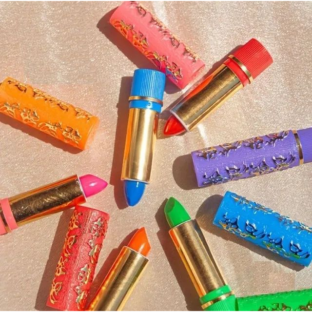 Kit 8 Batom Mágico 24 Horas/ Longa Duração - Coloridos- Verde em Oferta na Shopee